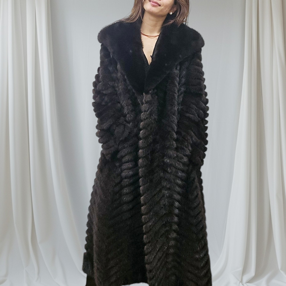 Luxurious Black Hudson's Bay Fur Coat